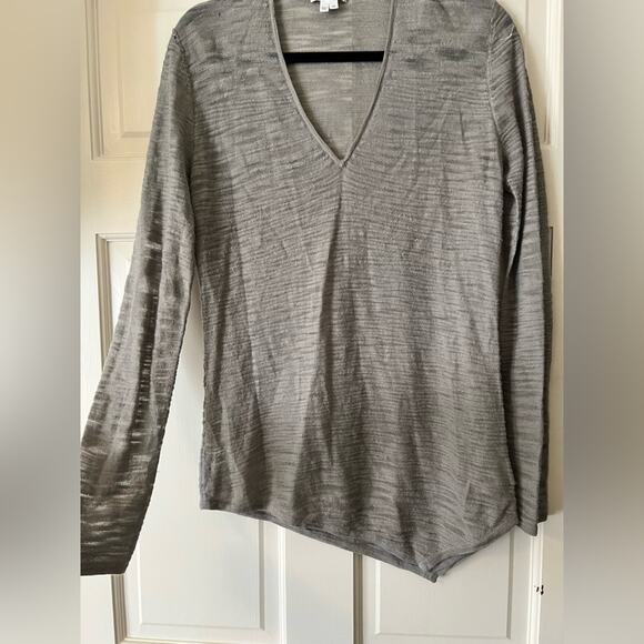 Helmut Lang grey sheer sweater, size M - Picture 3 of 6